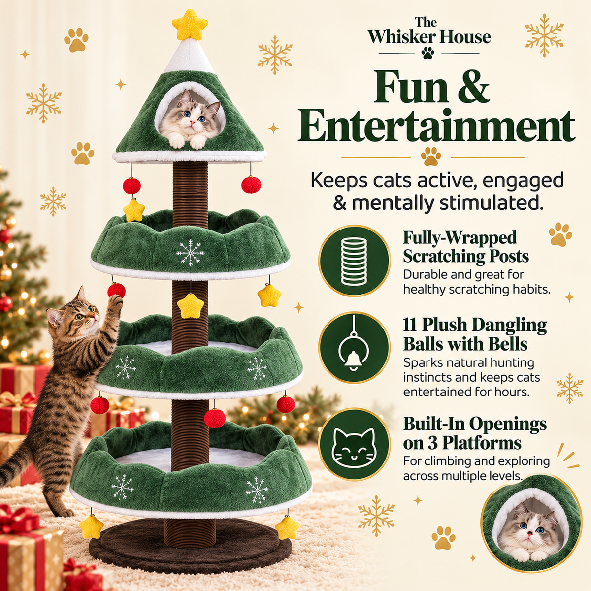Christmas Cat Tree